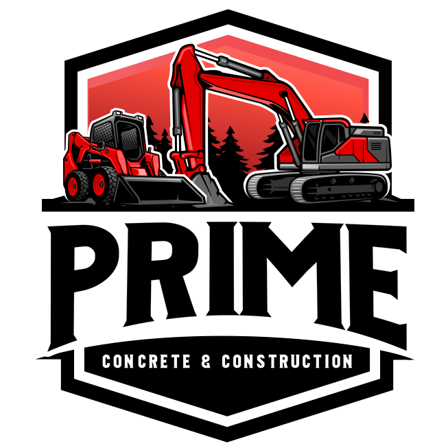 prime concrete and construction logo